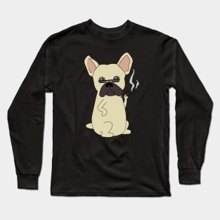 Cool French Bulldog Cigar Long Sleeve T-Shirt